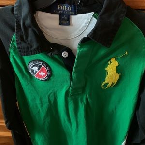 Green Polo Longsleeve Shirt